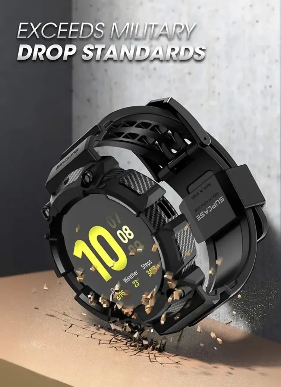 Capa com Pulseira Supcase para Galaxy Watch Active 2 44 mm