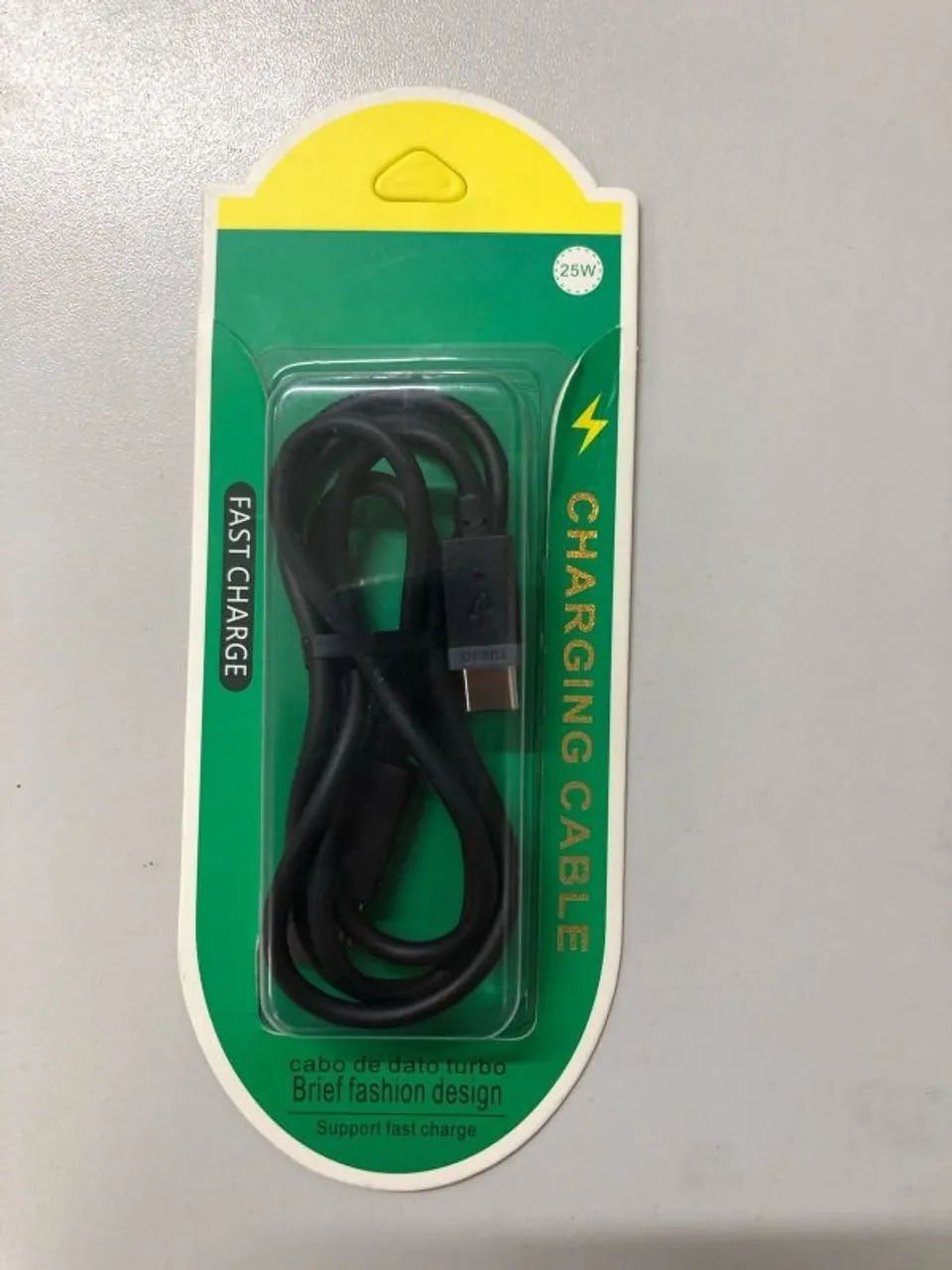 Cabo Carregamento Celular USB Turbo Power - Garantia