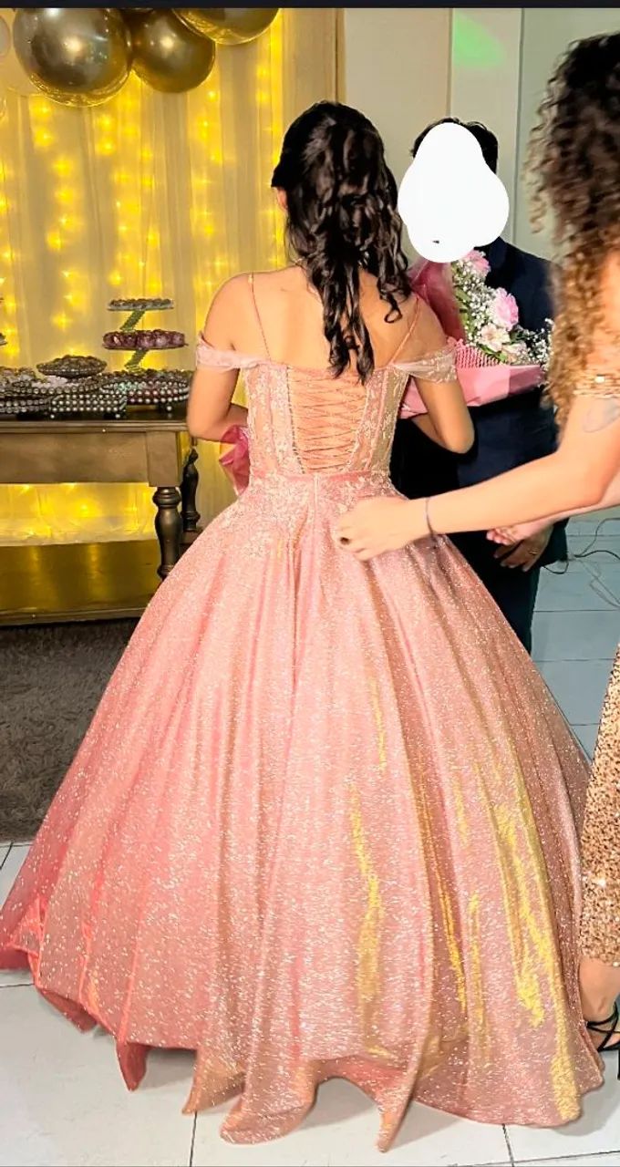 VESTIDO DE DEBUTANTE ROSA | R$ 1.250,00 - Foto 4