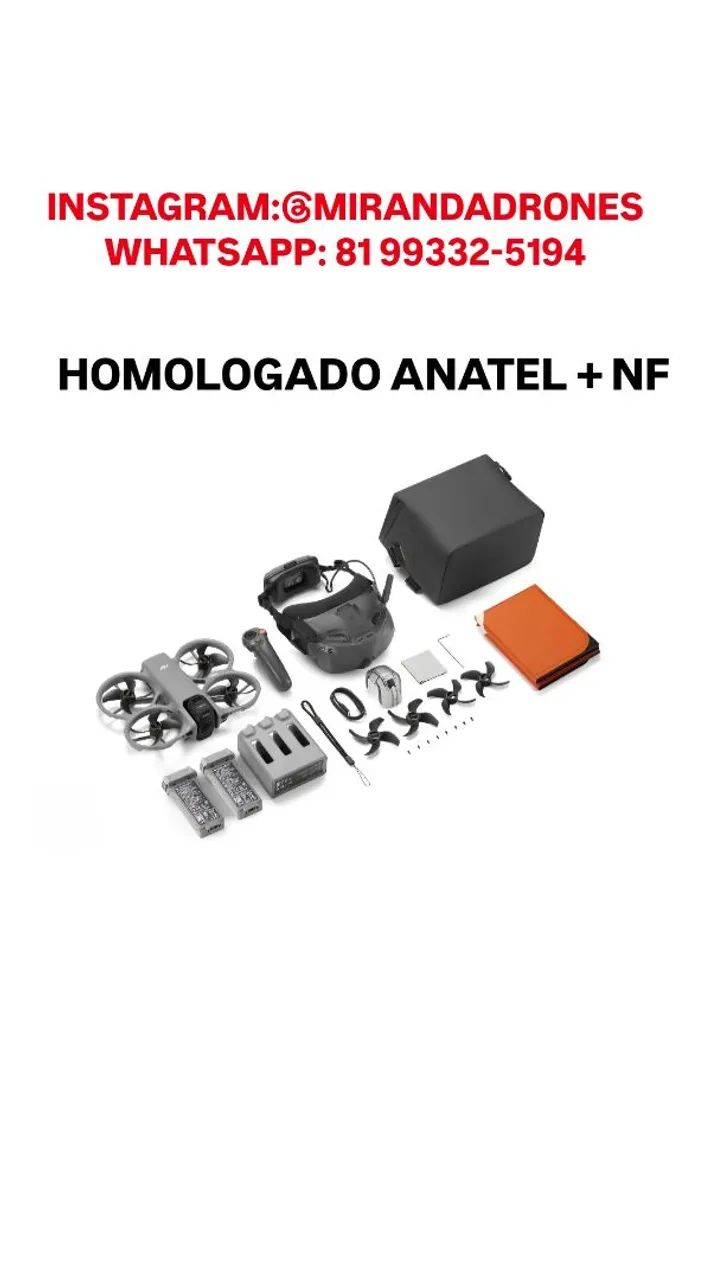 DRONE DJI AVATA 360 MOTION COMBO LACRADO PRONTA ENTREGA! - Foto 3