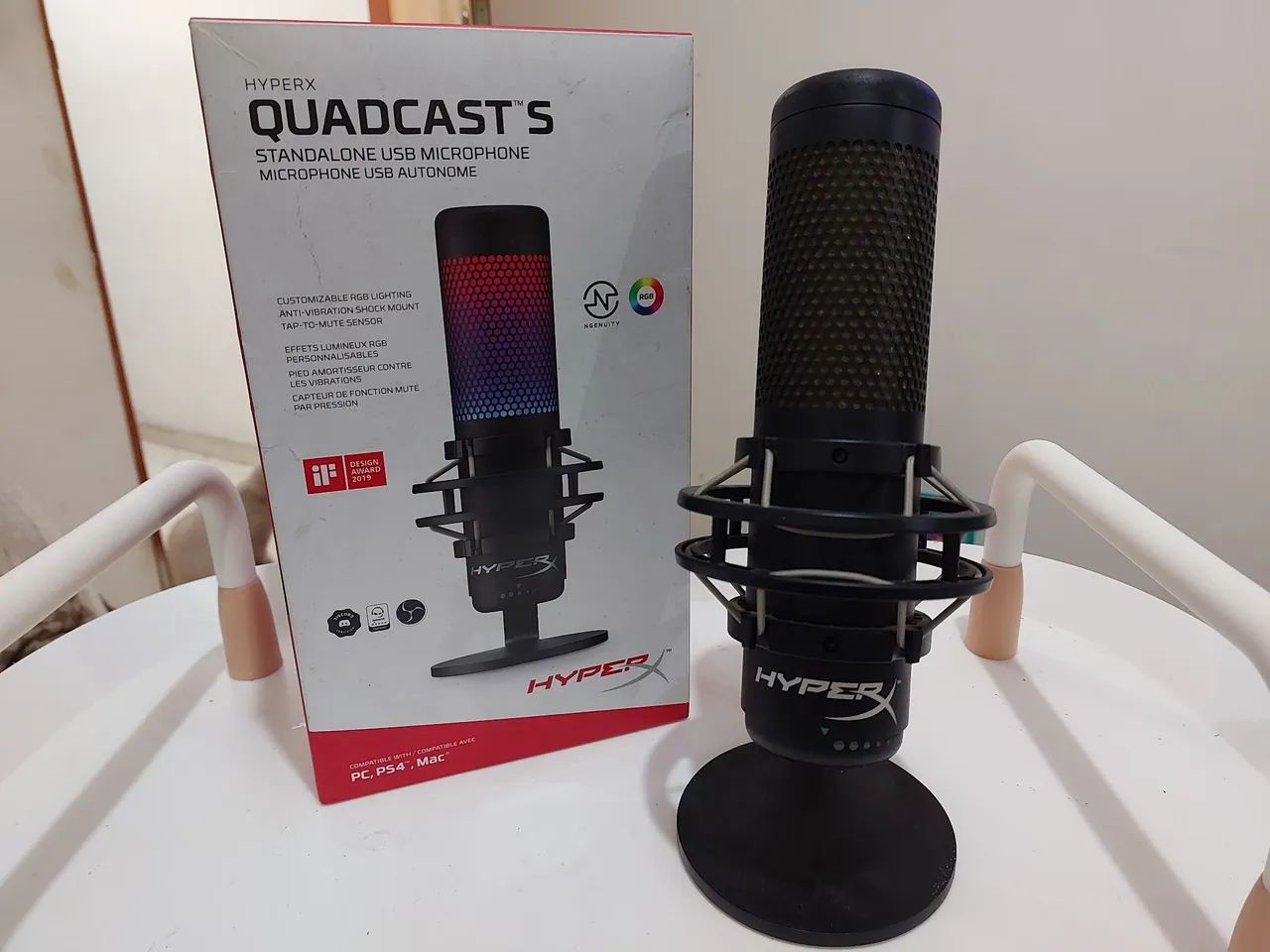 Microfone HyperX Quadcast S