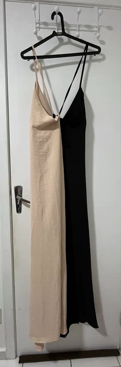 Vestido Bege/Preto - Foto 4