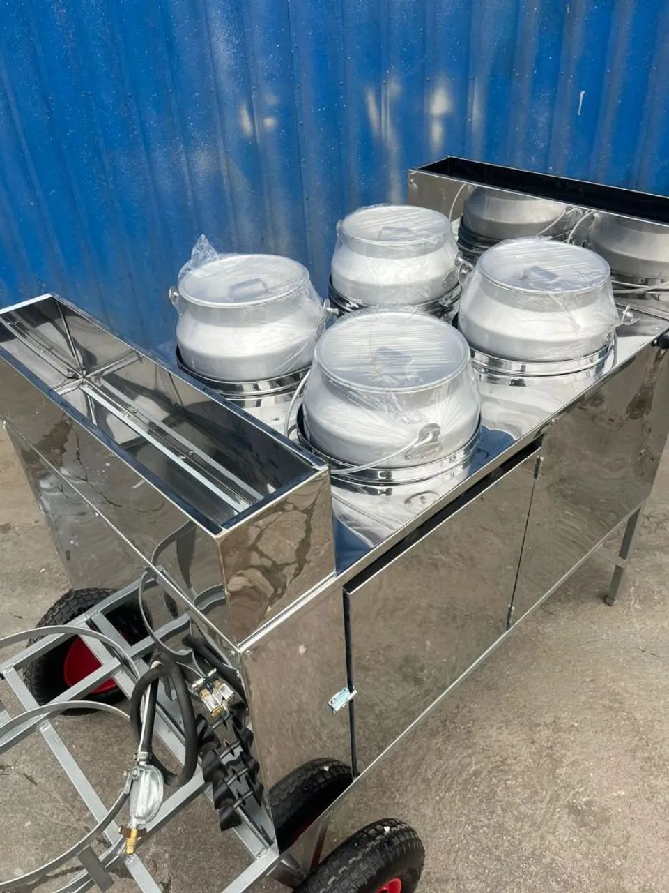 Carrinho de caldinhos,ensopados,caldos em inox em até 10x sem juros no cartão  - Foto 6