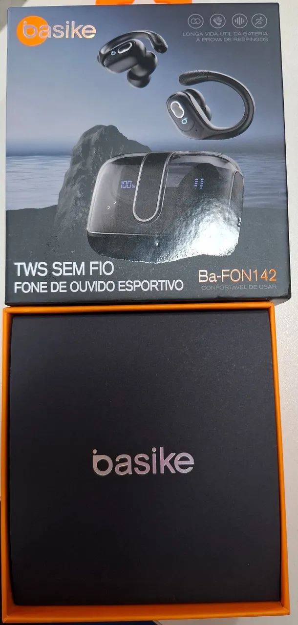 Fone de ouvido esportivo bluetooth Basike - Foto 2