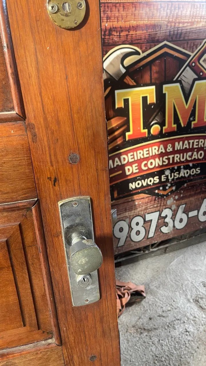 Vendo porta de madeira massaranduba  - Foto 3