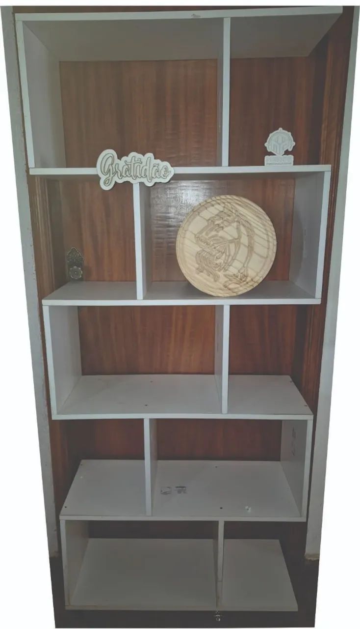 Estante 100% MDF com Desing Moderno Nova e com rodinhas - Foto 4