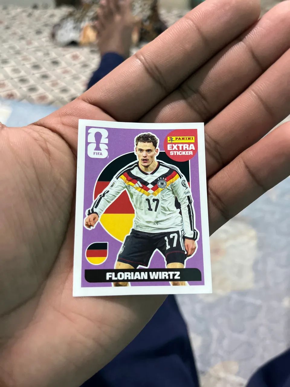 Vendo carta Extra sticker 