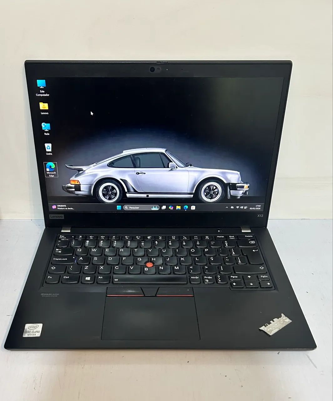 Thinkpad X13 Gen1 I5-1031u 16gb RAM 256 Ssd Full HD C/ Touch