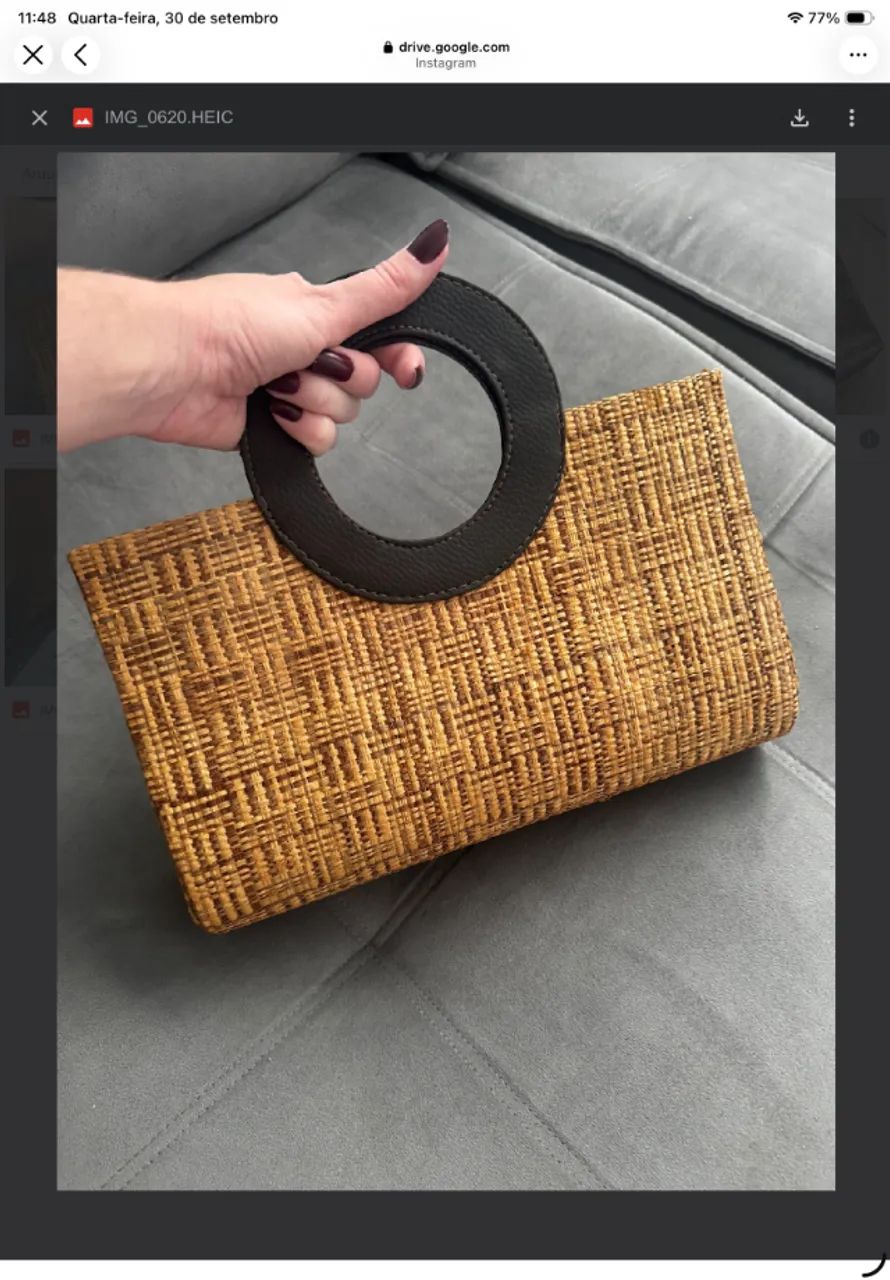 bolsa palha 