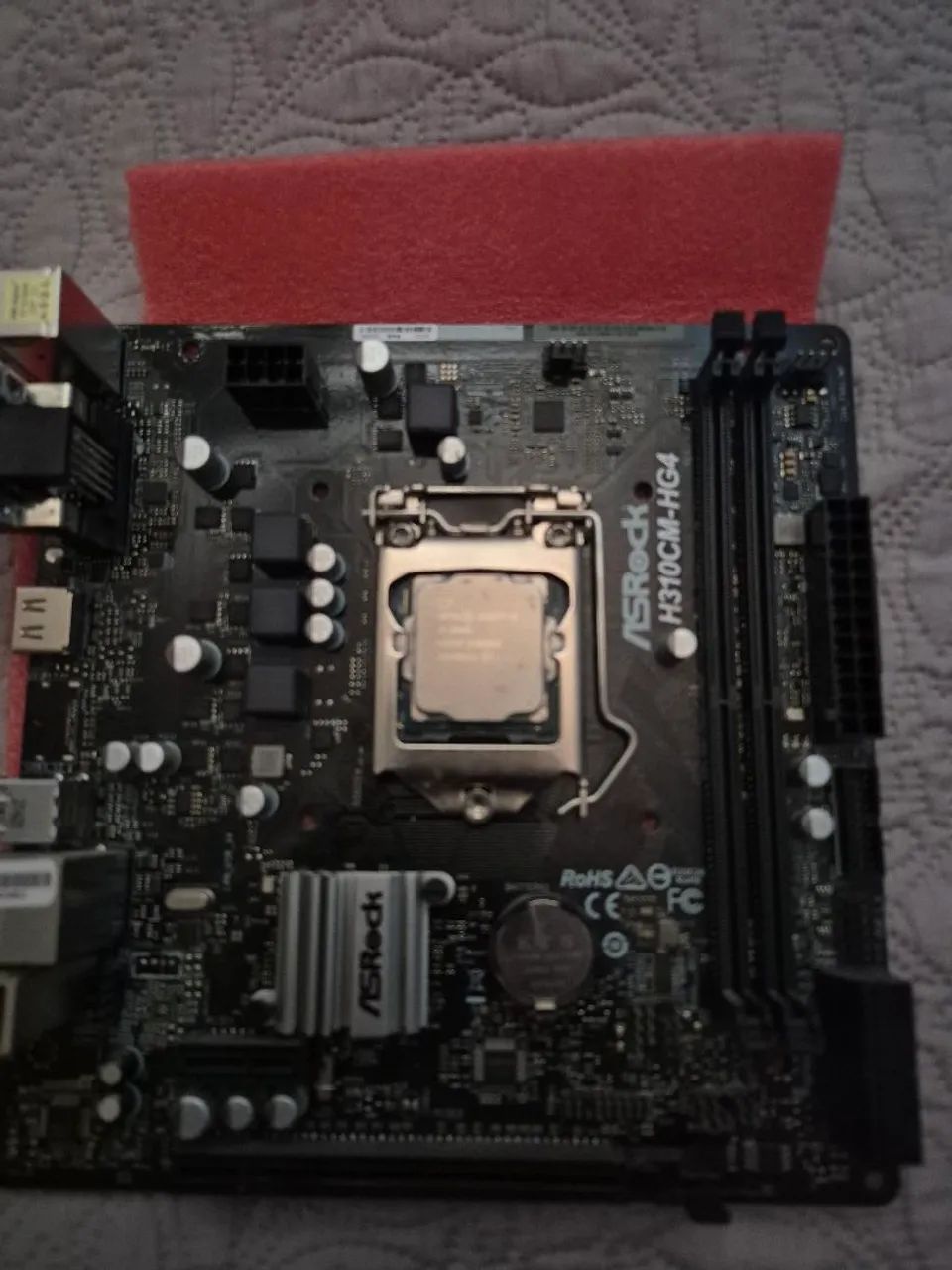 Kit processador e placa mae I5 8500 , H310CM-HG4 + cooler - Foto 5