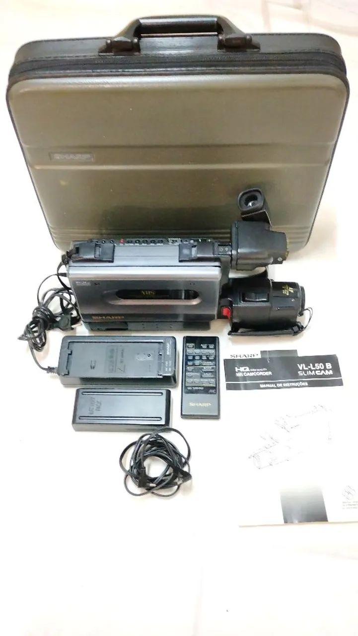 Filmadora Sharp VHS antiga  - Foto 2