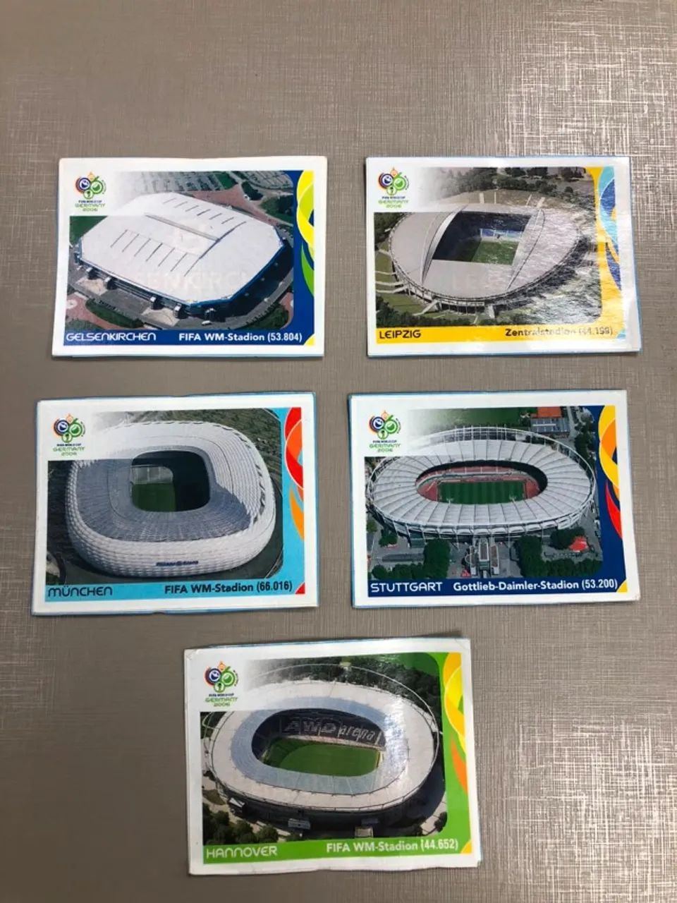 Figurinhas Copa 2006 Recortadas - Estádios da Copa