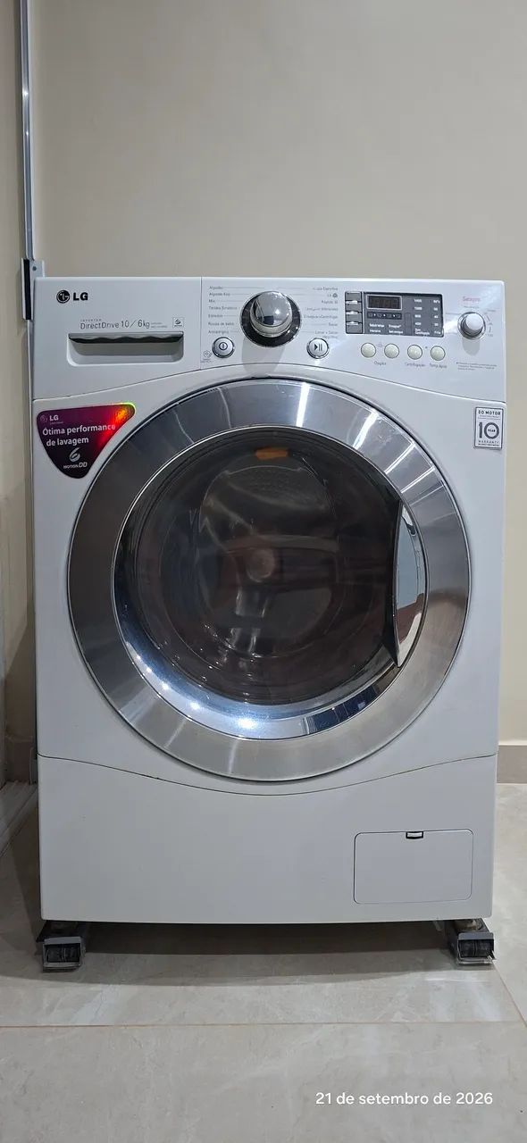 Lava e Seca LG WD-1410RD 127v com conversor 220v - Foto 2