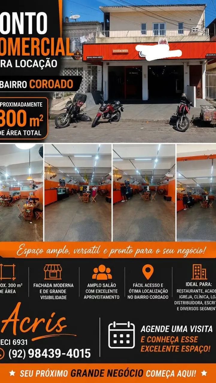 Ponto comercial Coroado 