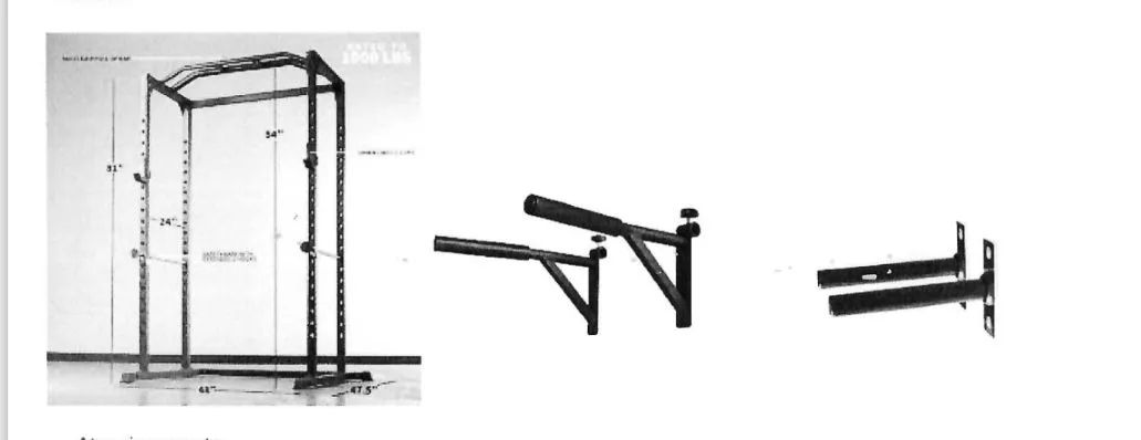 RACK REP POWER FITNESS  PR 1100 COM ACESSÓRIOS  - Foto 4