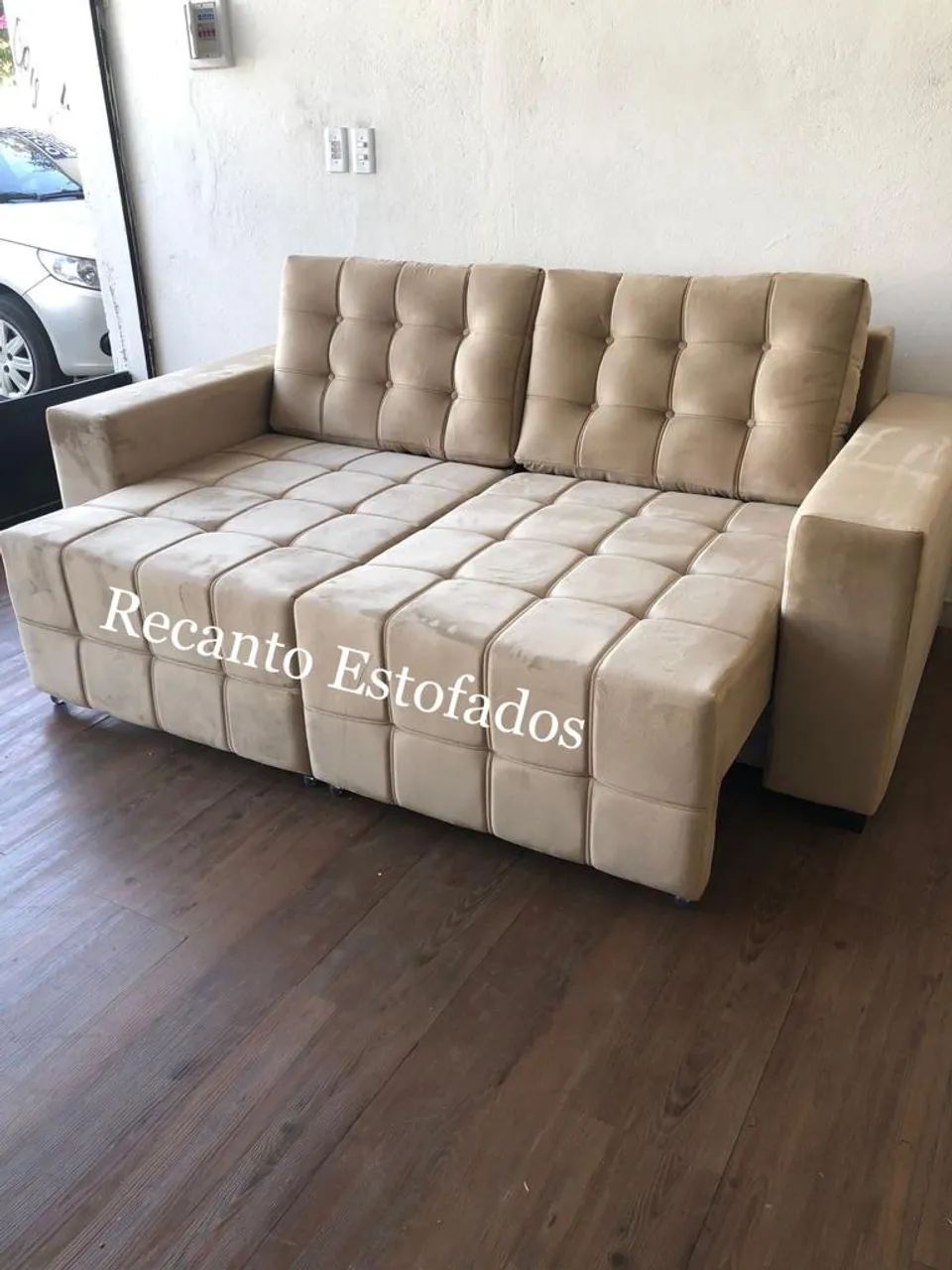 Sofá retrátil da fábrica pronta entrega  - Foto 2