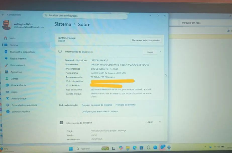 Notebook Samsung i5  - Foto 4