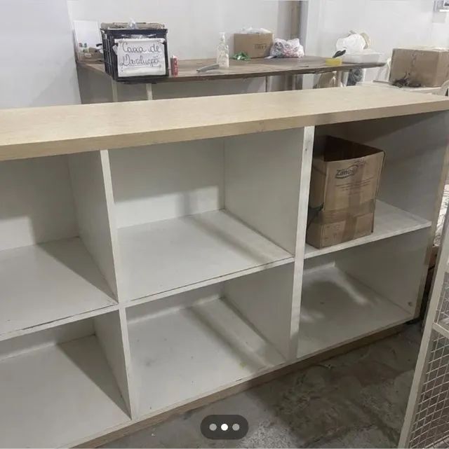 BALCÃO COMERCIAL EM MDF COM 10 NICHOS - Foto 2