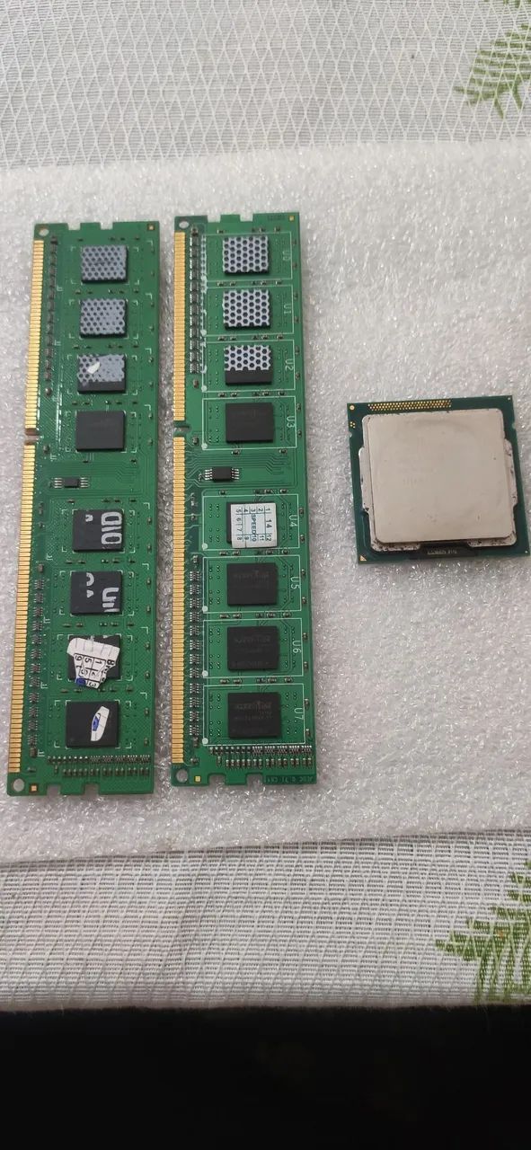 Vendo ou troco memória ram e processador