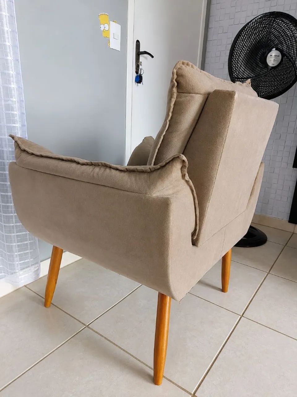 Poltrona Suede-Veludinho  - Foto 4