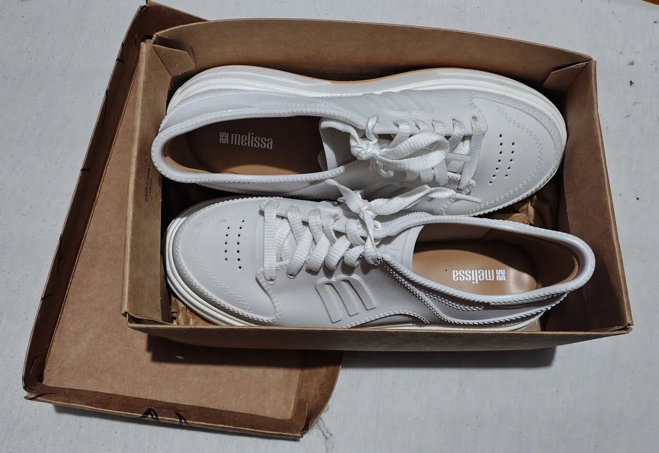 ? Tênis Melissa - Tam. 39 | Branco ? - Foto 2