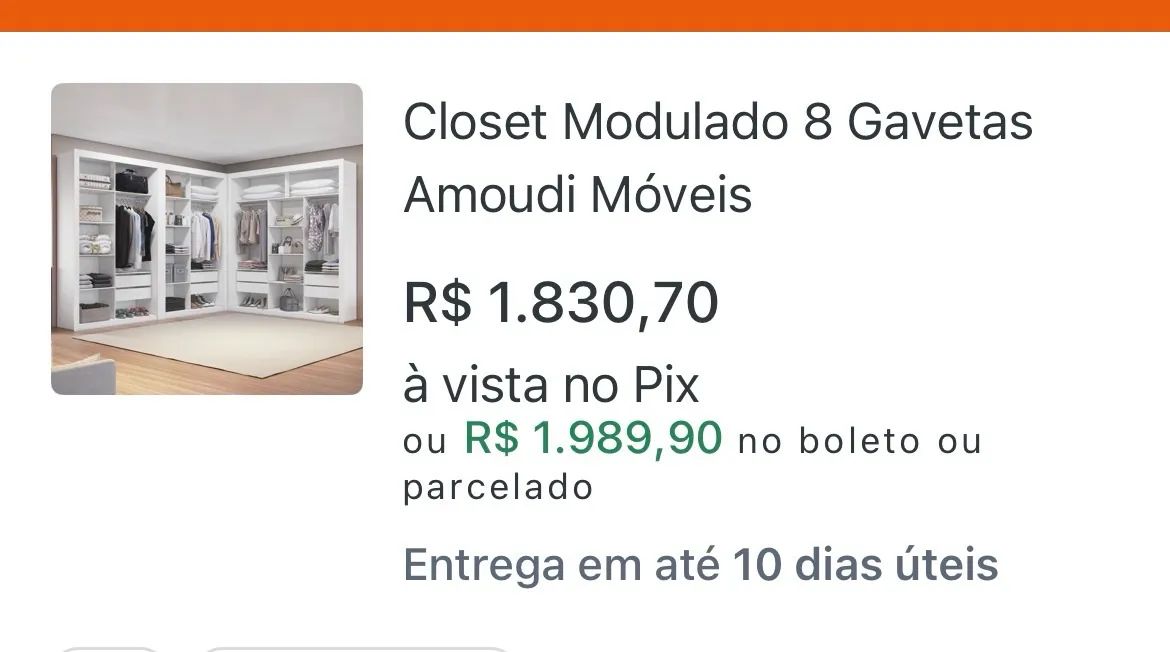 Closet modulado 2 pe ças - Foto 2