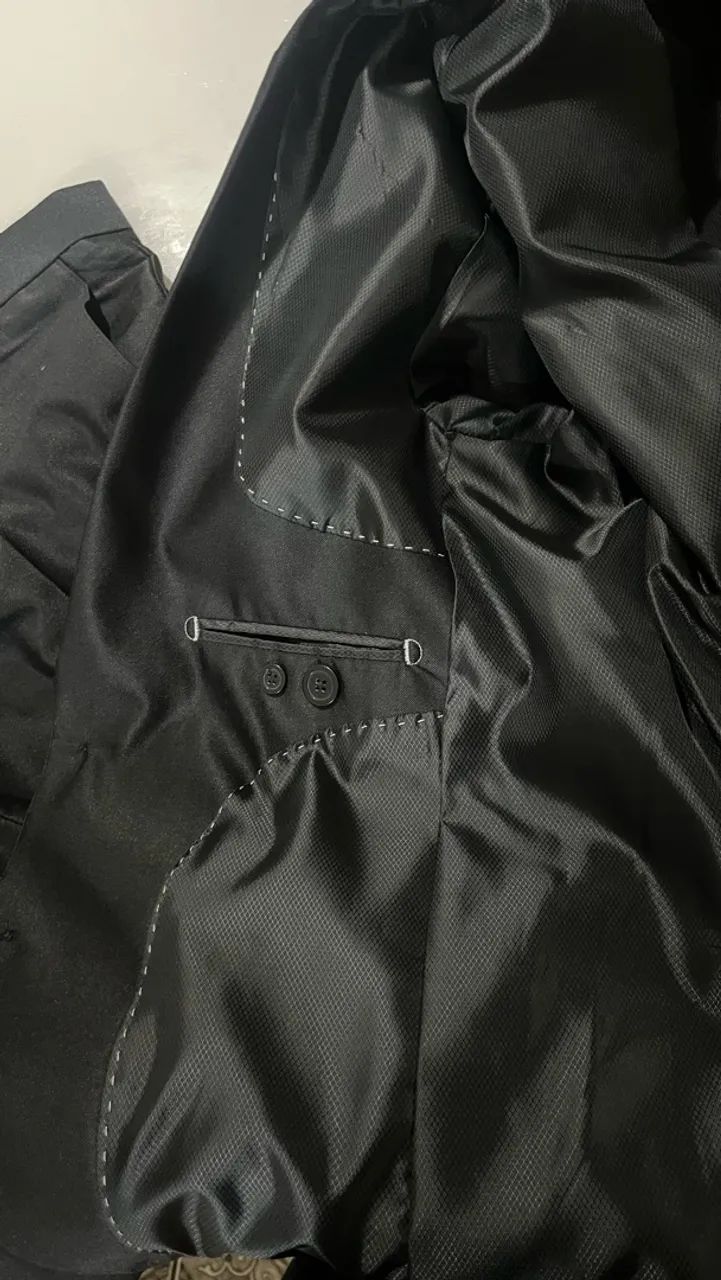Terno Slim preto MÁXIMA QUALIDADE - Foto 3