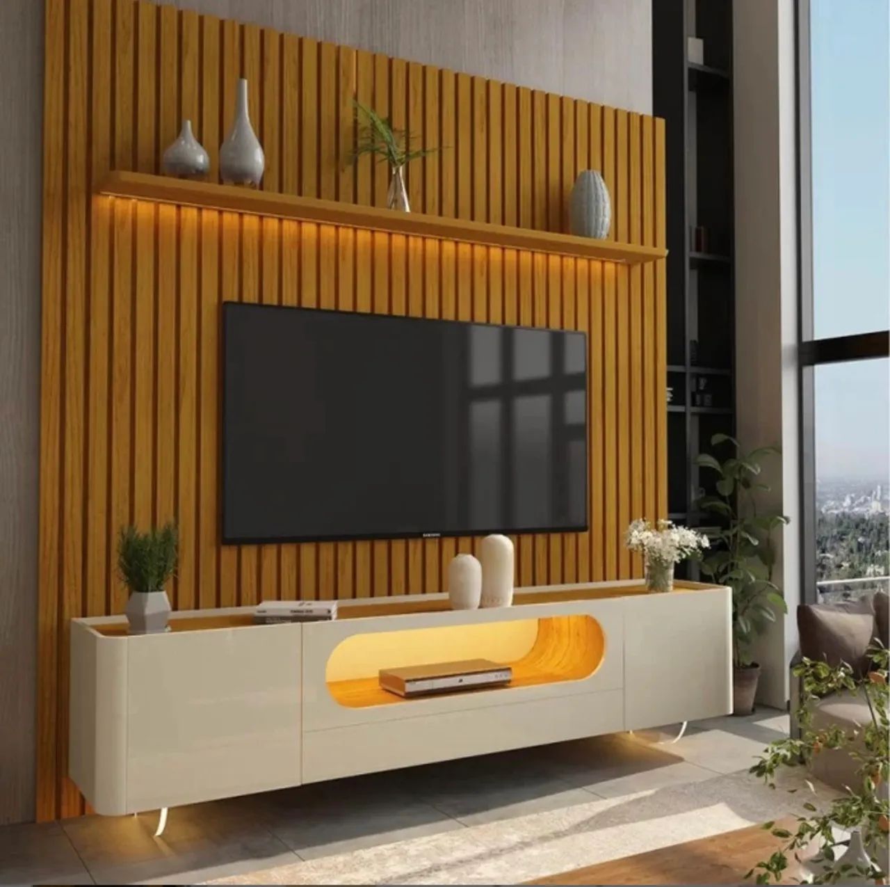 Home Cristal Nature com Iluminação em LED