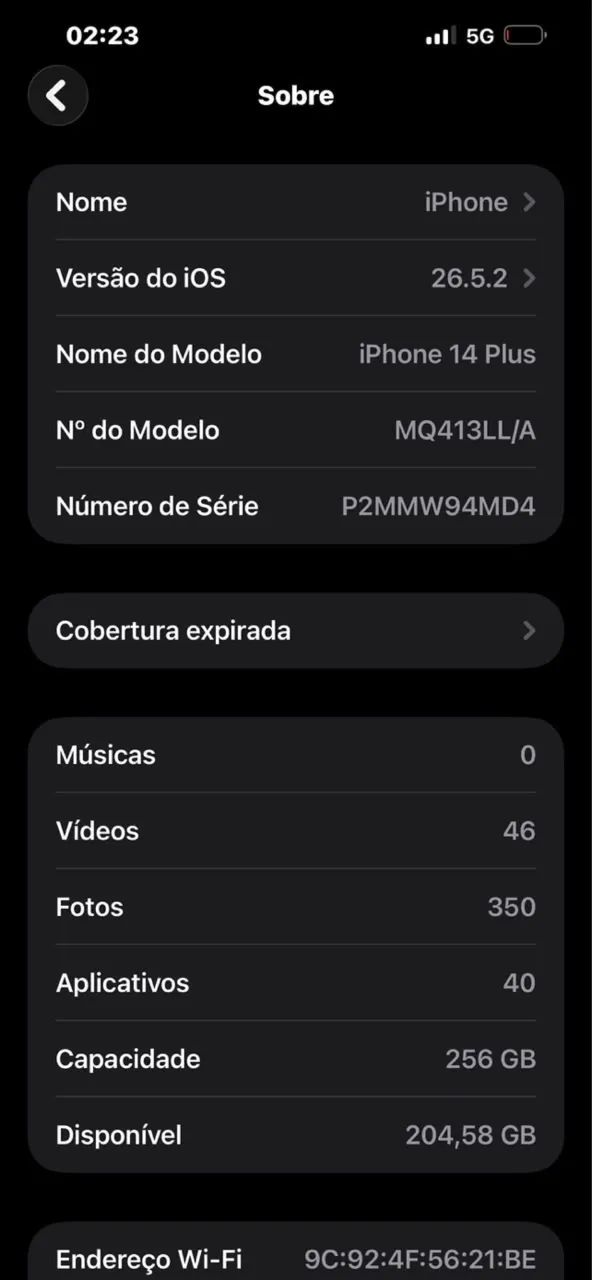 -IPHONE 14 PLUS 256GB VERMELHO ? IMPECÁVEL ? - Foto 5