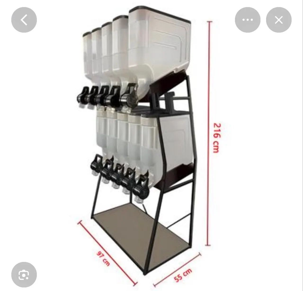 Dispenser de rações e grãos 