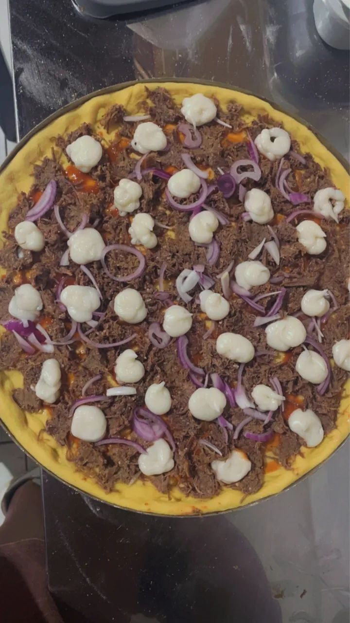 Massa para pizza pré assada