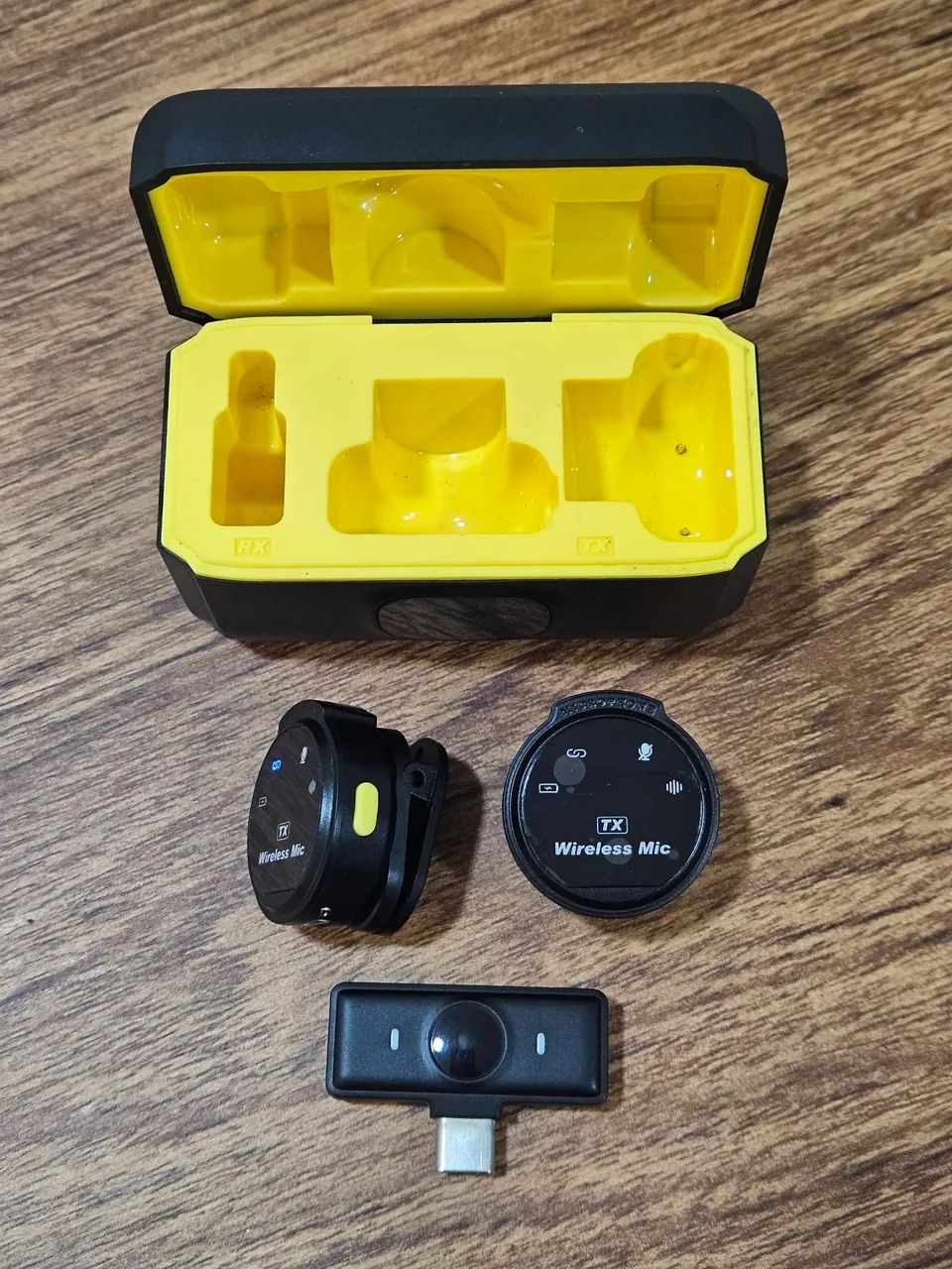 Microfone lapela J6 ímã sem fio
