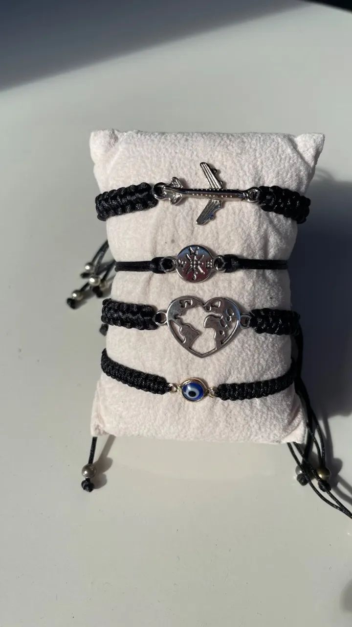 Kit pulseira macrame