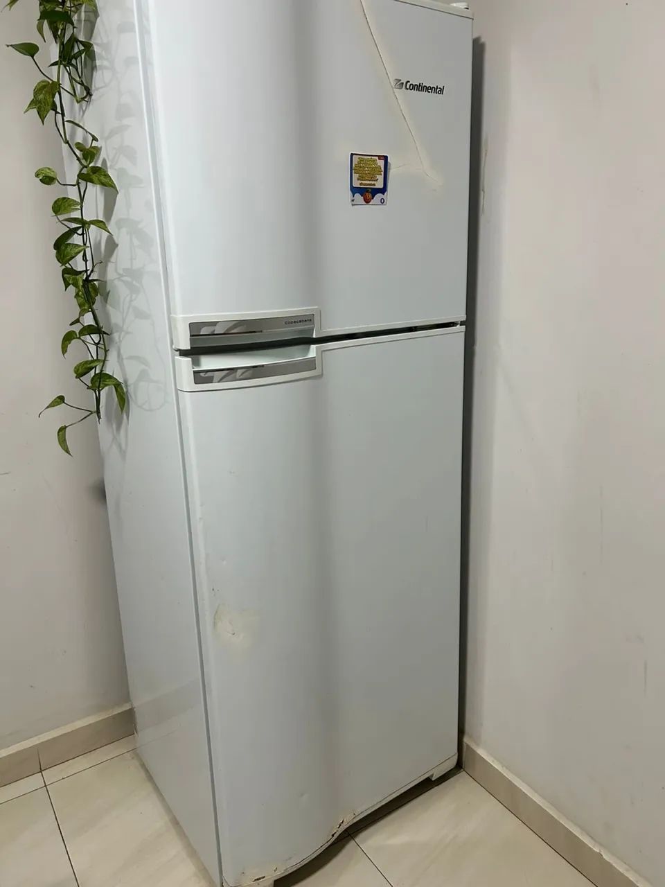 Geladeira funcionando perfeitamente com pequenos  defeitos 