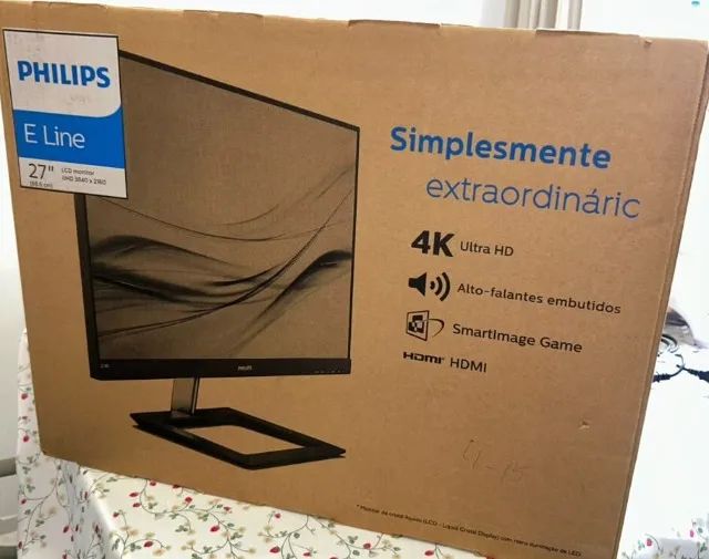 Monitor LCD PHILIPS E-Line 27" 4K HDMI SMARTIMAGE GAME - Foto 4