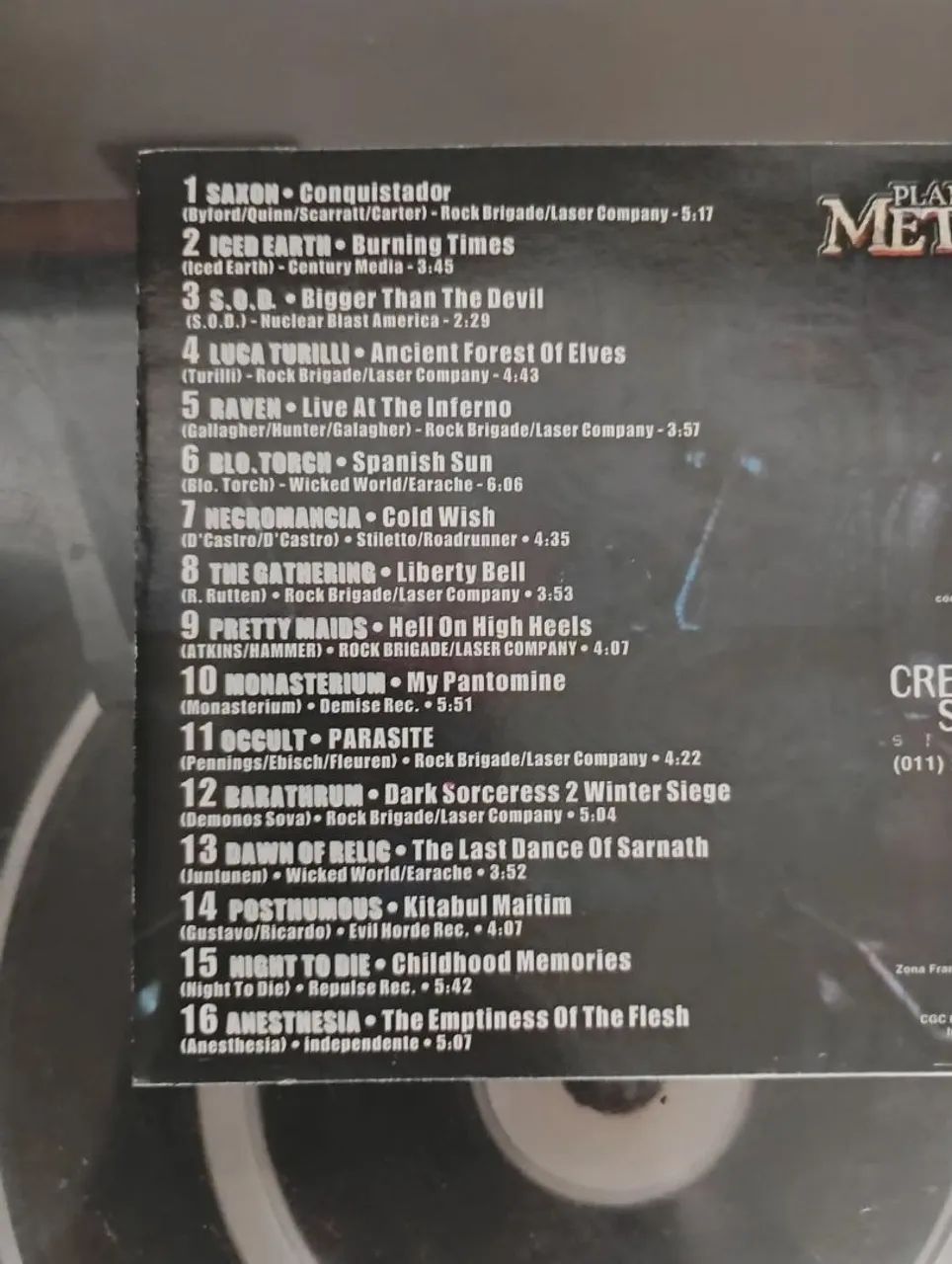 CD coletânea Planet Meta Vol. 9l usado - Foto 5