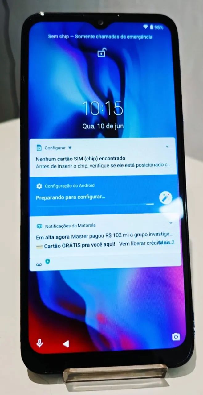 Celular moto E7 Plus - impecável - Loja física - com garantia - entrega rápida - Foto 5