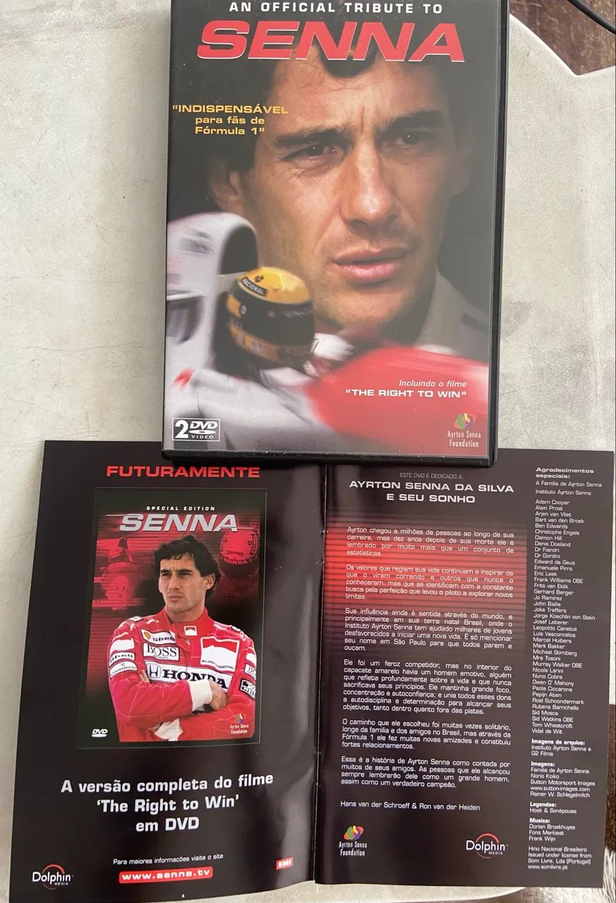 Ayrton Senna - DVD duplo - Foto 2