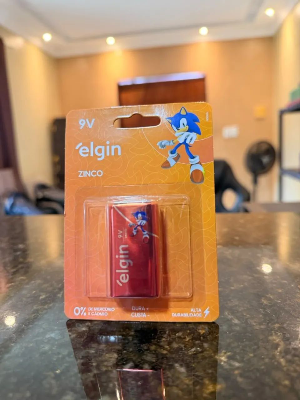 Bateria 9V Elgin