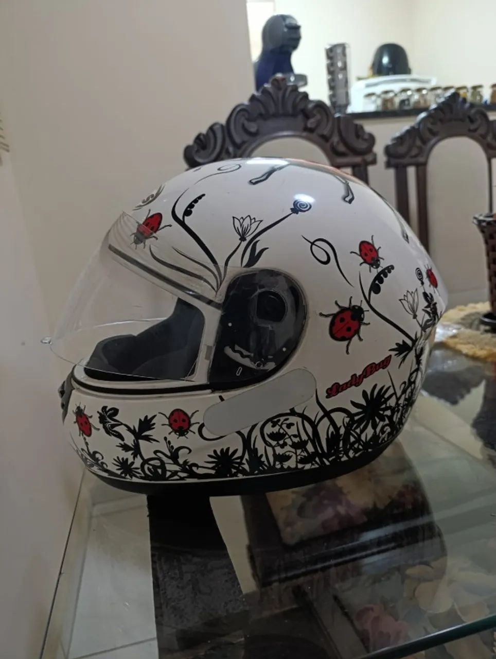 Capacete Peels Lady Bug feminino 58 - Inmetro A+