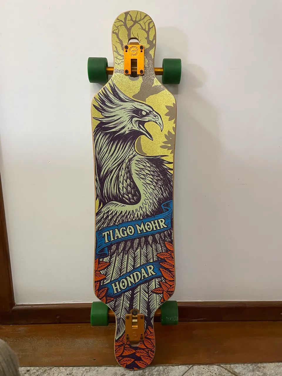 Skate Longboard Freestyle Drop Thru de 40 polegadas da Hondar - Foto 3