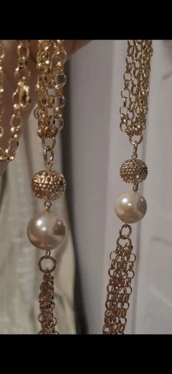 Colar Detalhado com Pérola Rommanel  - Foto 2