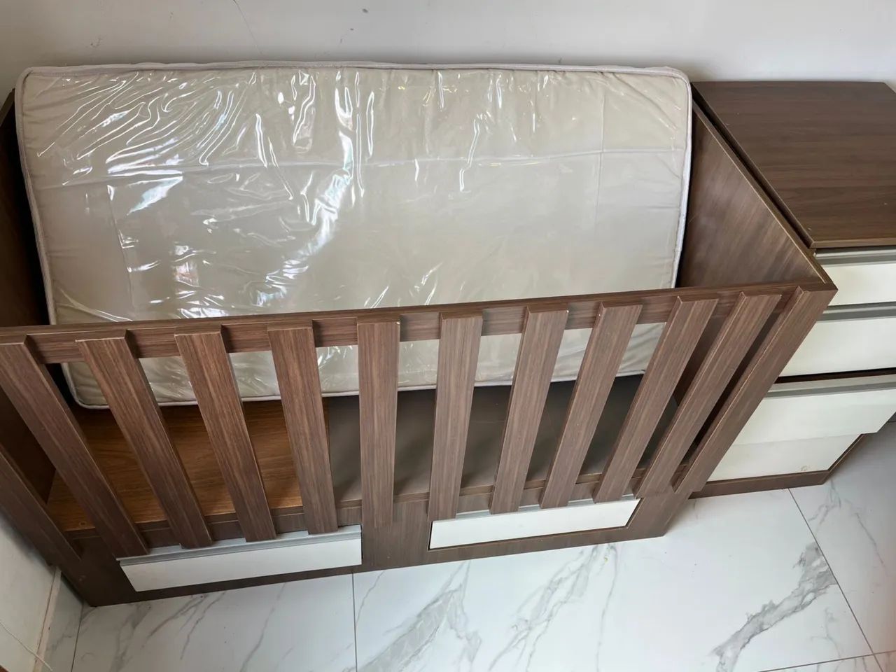 Berço em MDF + colchão  - Foto 3