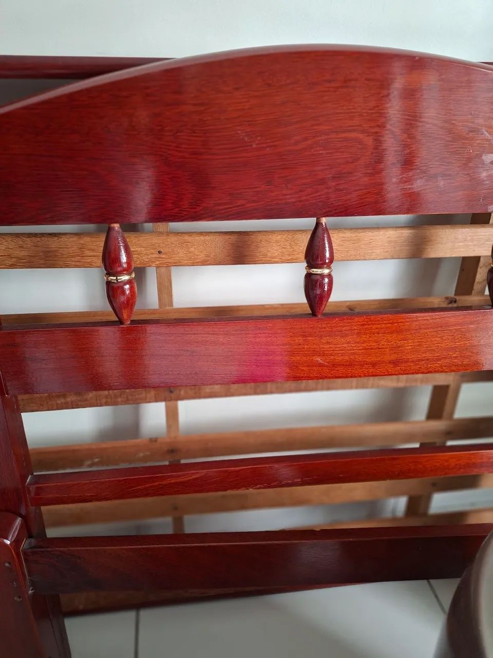 Cama de solteiro de madeira  - Foto 4