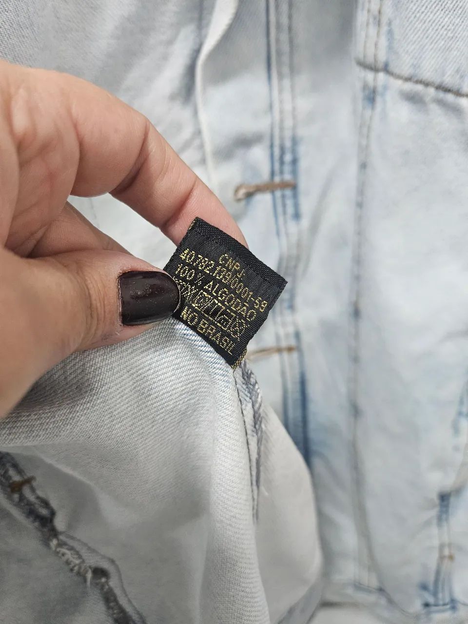 jaqueta jeans custom asas e respingos Savanah  - Foto 4