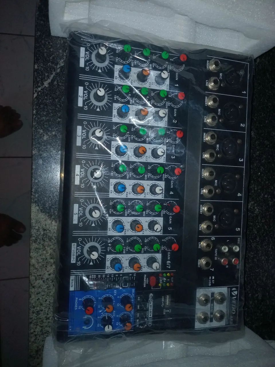Mesa de som
