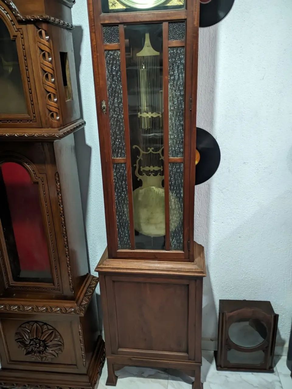 Relógio antigo pedestal Francês centenário  - Foto 4