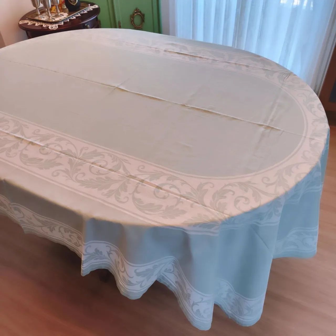 Toalha de mesa em jacquard, com 6 guardanapos  - Foto 2
