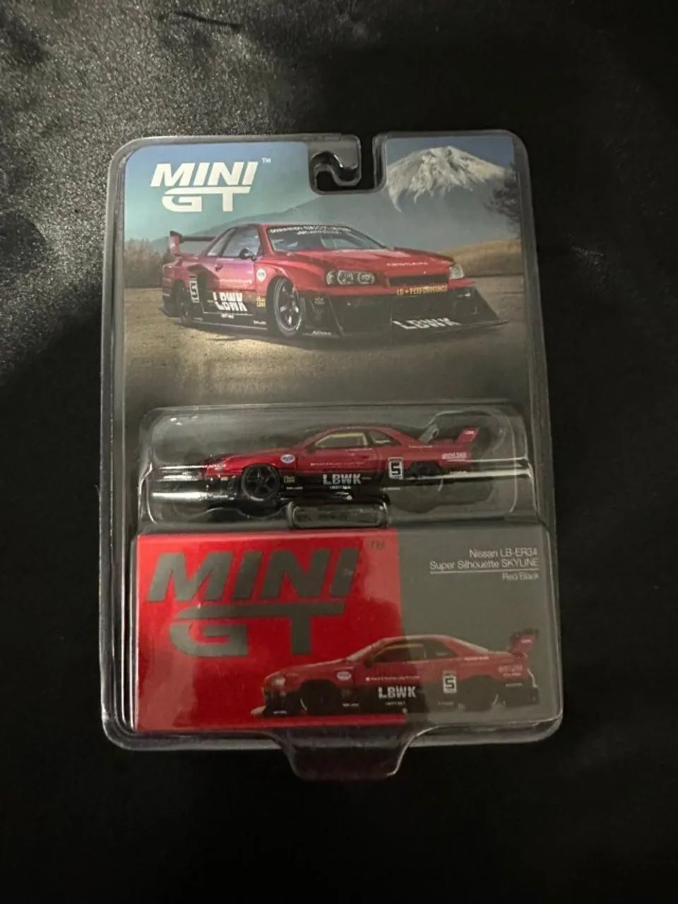 Mini Gt Nissan Lb Er34 Super Silhouette Skyline Red Black 843