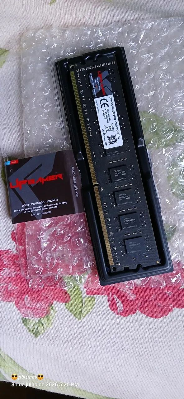 Troco memória ram de pc em memória ram de notebook